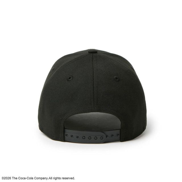 ニューエラ キャップ 9FORTY NEW ERA 15154815 コカコーラ コラボ スナップバック ブラック フリーサイズ サイズ調節 ポリエステル メンズ レディース ユニセックス 帽子 アウトドア プレゼント ギフト