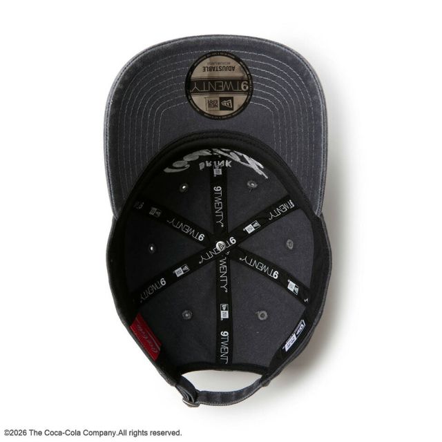 ニューエラ キャップ 9TWENTY NEW ERA 15154854 15154855 コカコーラ コラボ アシッドウォッシュ ラセット ダークグレー 綿100% サイズ調節 メンズ レディース ユニセックス 帽子 昭和レトロ プレゼント