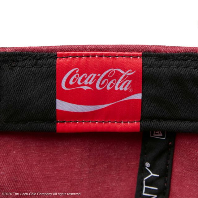 ニューエラ キャップ 9TWENTY NEW ERA 15154854 15154855 コカコーラ コラボ アシッドウォッシュ ラセット ダークグレー 綿100% サイズ調節 メンズ レディース ユニセックス 帽子 昭和レトロ プレゼント