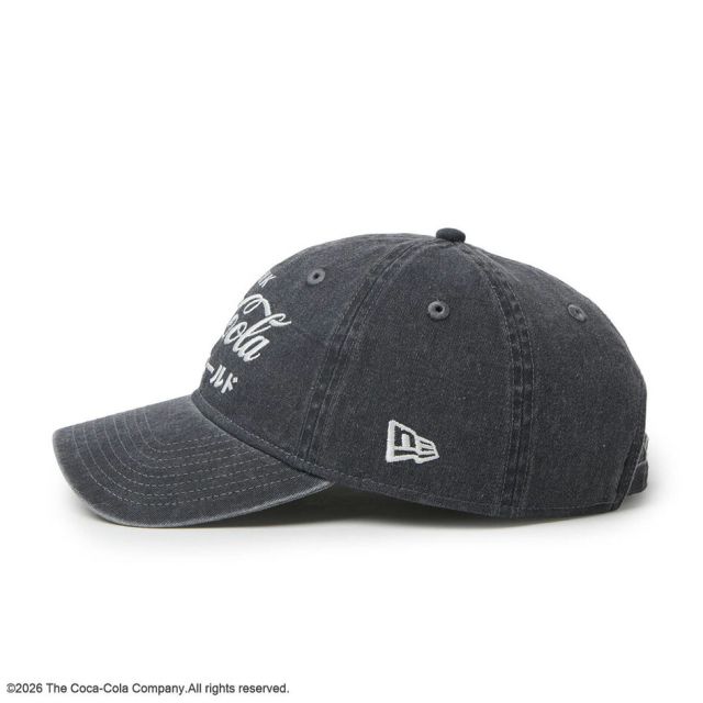 ニューエラ キャップ 9TWENTY NEW ERA 15154854 15154855 コカコーラ コラボ アシッドウォッシュ ラセット ダークグレー 綿100% サイズ調節 メンズ レディース ユニセックス 帽子 昭和レトロ プレゼント