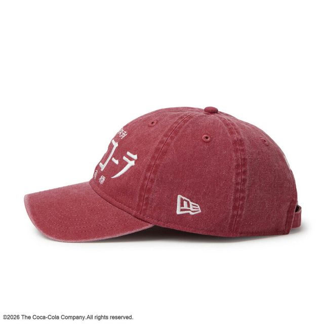 ニューエラ キャップ 9TWENTY NEW ERA 15154854 15154855 コカコーラ コラボ アシッドウォッシュ ラセット ダークグレー 綿100% サイズ調節 メンズ レディース ユニセックス 帽子 昭和レトロ プレゼント
