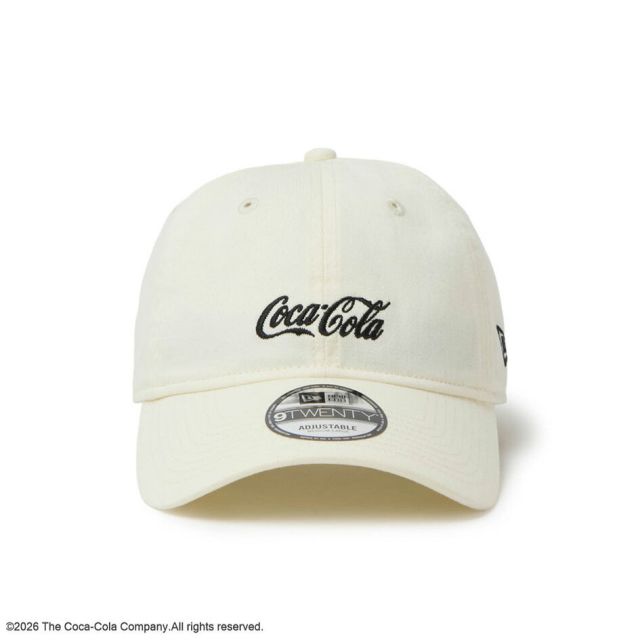 ニューエラ キャップ コカコーラ コラボ 9TWENTY NEW ERA 15154852 15154853 クロームホワイト ブラック コットン サイズ調節 メンズ レディース ユニセックス 帽子 アウトドア プレゼント ギフト