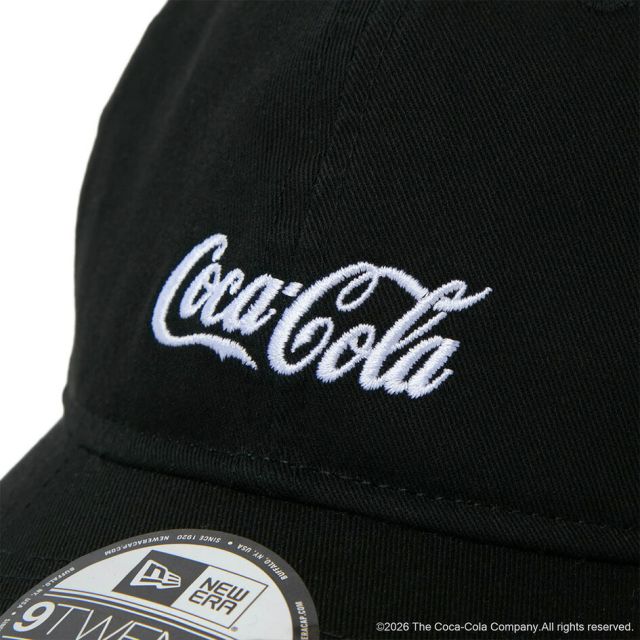ニューエラ キャップ コカコーラ コラボ 9TWENTY NEW ERA 15154852 15154853 クロームホワイト ブラック コットン サイズ調節 メンズ レディース ユニセックス 帽子 アウトドア プレゼント ギフト