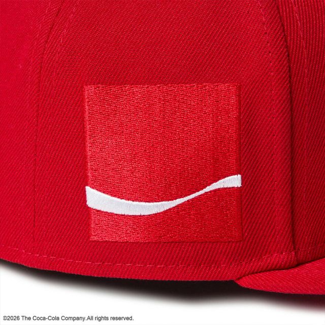 ニューエラ キャップ コカコーラ コラボ 59FIFTY NEW ERA 15154862 スカーレット 7 1/2 7 3/8 ポリエステル 赤 レッド メンズ レディース ユニセックス 帽子 アウトドア プレゼント ギフト