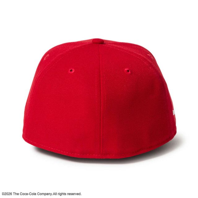 ニューエラ キャップ コカコーラ コラボ 59FIFTY NEW ERA 15154862 スカーレット 7 1/2 7 3/8 ポリエステル 赤 レッド メンズ レディース ユニセックス 帽子 アウトドア プレゼント ギフト