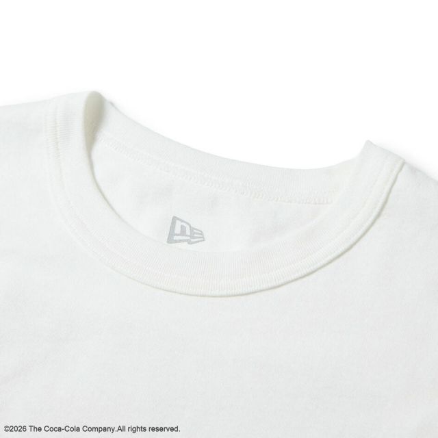 ニューエラ ロンT 長袖 NEW ERA 15154969 15154970 コカコーラ コラボ ウォッシュド 綿100% リラックスフィット オフホワイト ブラック メンズ レディース ユニセックス 秋 冬 プレゼント ギフト