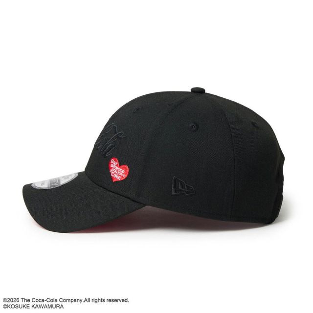 ニューエラ キャップ コカコーラ コラボ 河村康輔 9FORTY NEW ERA 15156410 ブラック コラージュ ポリエステル フリーサイズ サイズ調節 メンズ レディース ユニセックス 帽子 限定 プレゼント ギフト