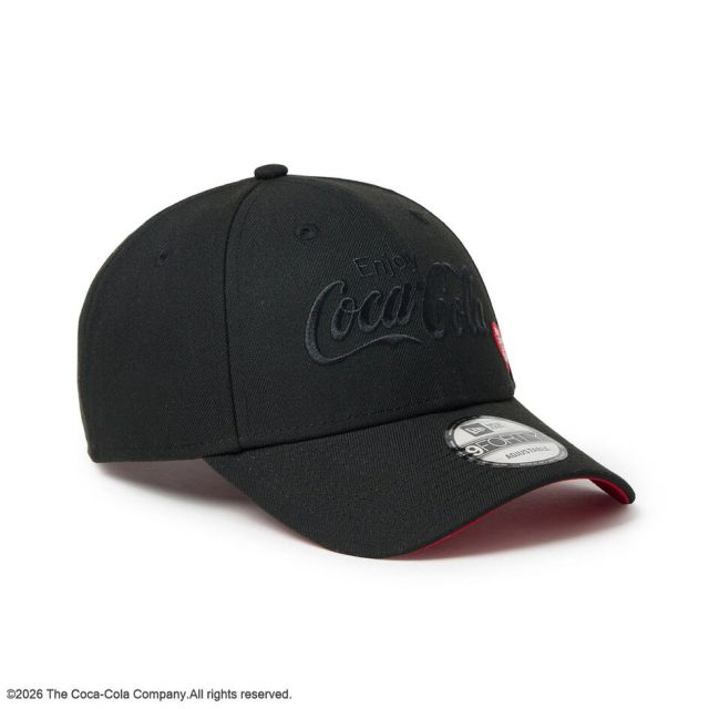 ニューエラ キャップ コカコーラ コラボ 河村康輔 9FORTY NEW ERA 15156410 ブラック コラージュ ポリエステル フリーサイズ サイズ調節 メンズ レディース ユニセックス 帽子 限定 プレゼント ギフト