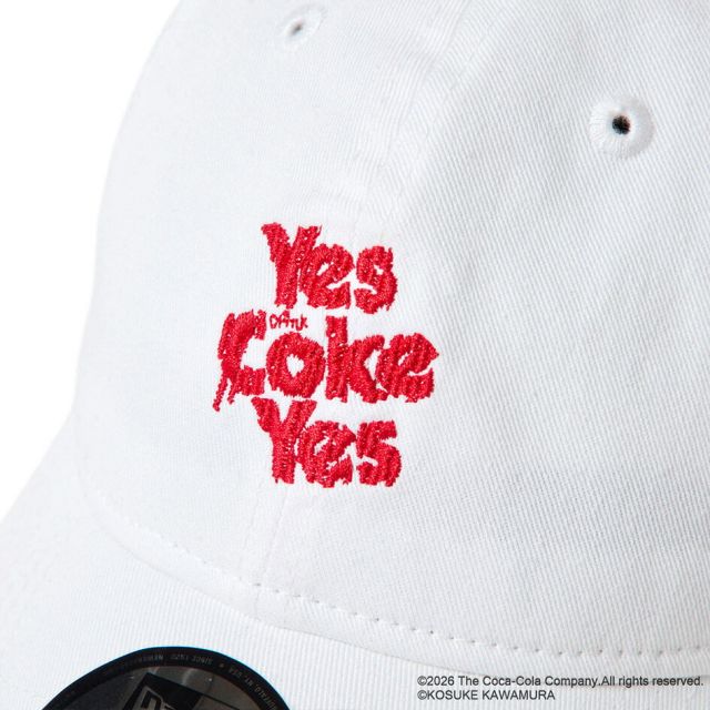 ニューエラ キャップ コカコーラ コラボ 河村康輔 9TWENTY NEW ERA 15156506 15156507 15156508 ホワイト クロームホワイト ブラック サイズ調節 メンズ レディース ユニセックス 帽子 限定 プレゼント