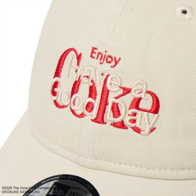 ニューエラ キャップ コカコーラ コラボ 河村康輔 9TWENTY NEW ERA 15156506 15156507 15156508 ホワイト クロームホワイト ブラック サイズ調節 メンズ レディース ユニセックス 帽子 限定 プレゼント