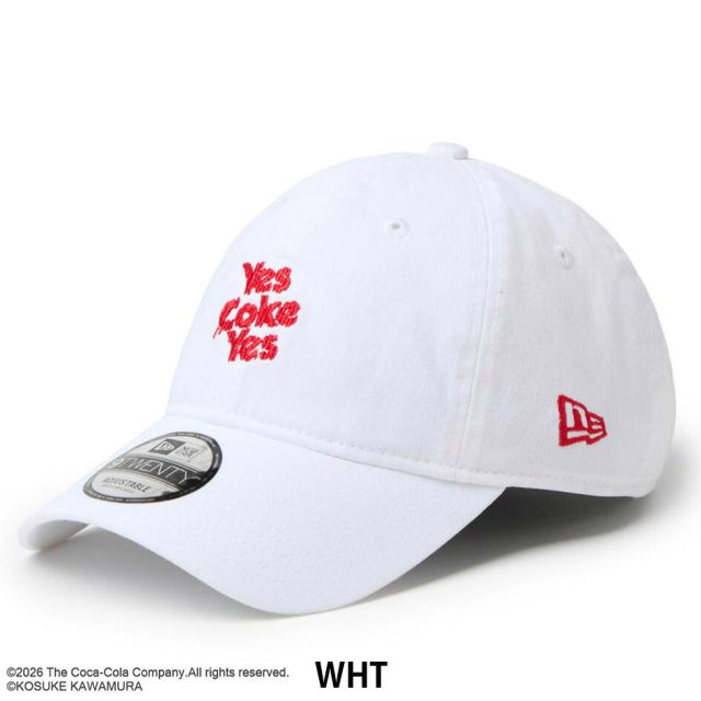 ニューエラ キャップ コカコーラ コラボ 河村康輔 9TWENTY NEW ERA 15156506 15156507 15156508 ホワイト クロームホワイト ブラック サイズ調節 メンズ レディース ユニセックス 帽子 限定 プレゼント