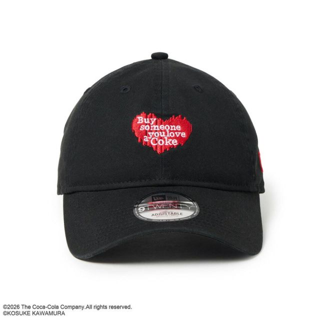 ニューエラ キャップ コカコーラ コラボ 河村康輔 9TWENTY NEW ERA 15156506 15156507 15156508 ホワイト クロームホワイト ブラック サイズ調節 メンズ レディース ユニセックス 帽子 限定 プレゼント