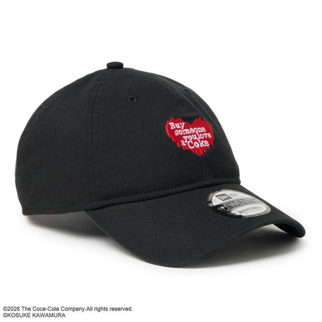 ニューエラ キャップ コカコーラ コラボ 河村康輔 9TWENTY NEW ERA 15156506 15156507 15156508 ホワイト クロームホワイト ブラック サイズ調節 メンズ レディース ユニセックス 帽子 限定 プレゼント