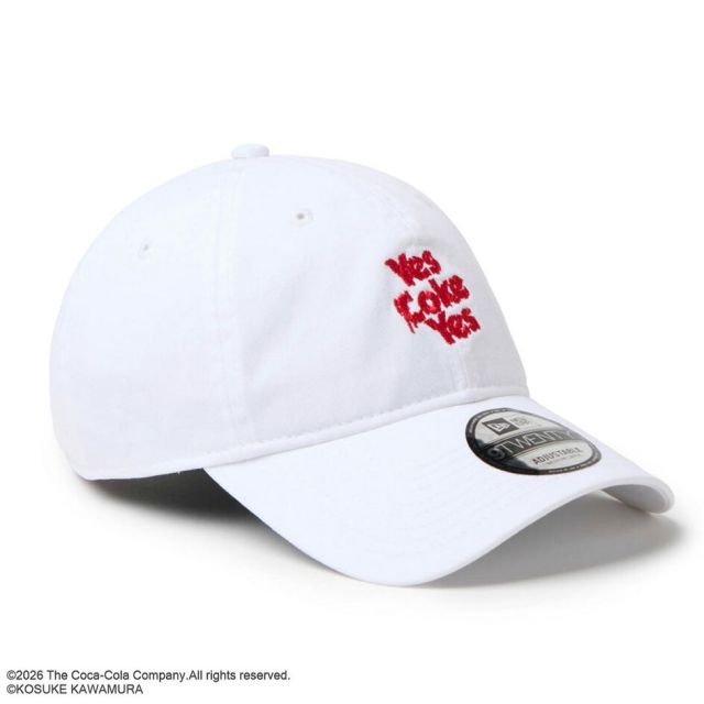 ニューエラ キャップ コカコーラ コラボ 河村康輔 9TWENTY NEW ERA 15156506 15156507 15156508 ホワイト クロームホワイト ブラック サイズ調節 メンズ レディース ユニセックス 帽子 限定 プレゼント