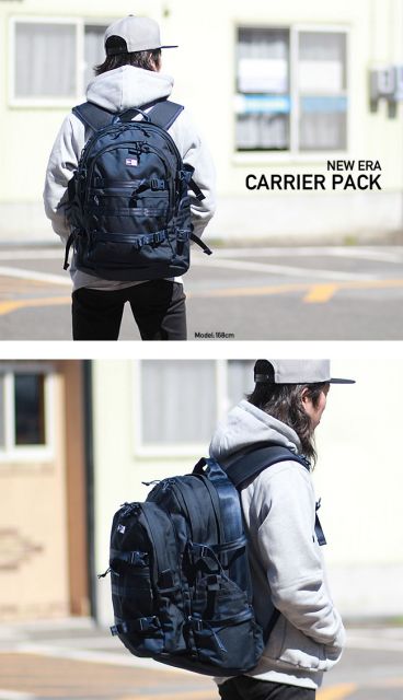 ニューエラ リュック 35L 大容量 NEWERA CARRIER PACK メンズ キャリアパック バックパック バッグ デイパック (14521349 / 14521347) 新生活 社会人 通学 通勤 通学 スケートボード PC収納 多機能 大きめ (240305)