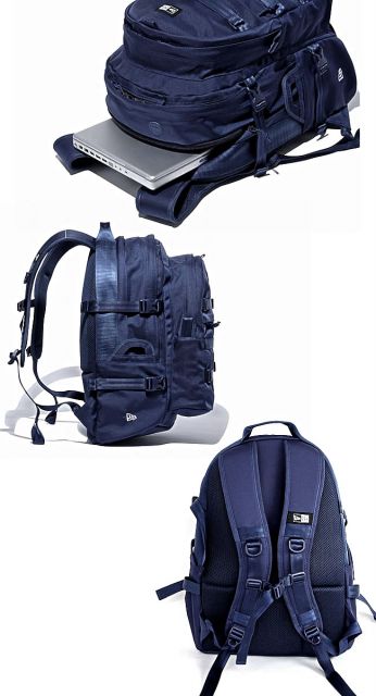 ニューエラ リュック 35L 大容量 NEWERA CARRIER PACK メンズ キャリアパック バックパック バッグ デイパック (14521349 / 14521347) 新生活 社会人 通学 通勤 通学 スケートボード PC収納 多機能 大きめ (240305)