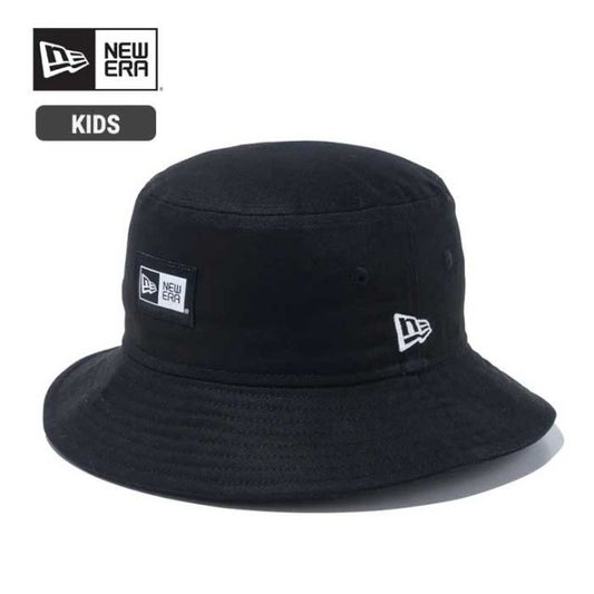 ニューエラ 帽子 キッズ ハット NEW ERA KIDS Kid's バケット01 Box Logo ボックスロゴ 13762876  コットン メール便 (240305)