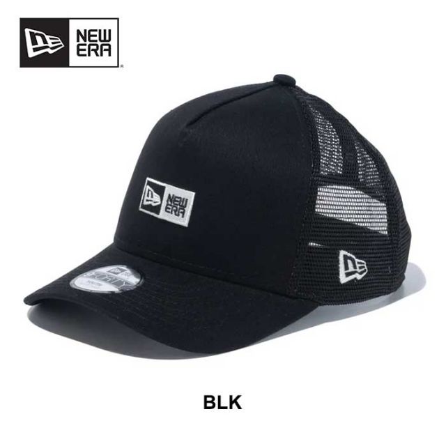 ニューエラ 帽子 キッズ メッシュキャップ 男の子 女の子 ユニセックス NEW ERA YOUTH 940AFTR BOX LOGO スナップバック 子供服 ジュニア ブラック ホワイト (240404)