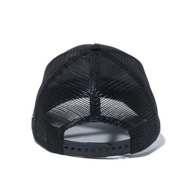 ニューエラ 帽子 キッズ メッシュキャップ 男の子 女の子 ユニセックス NEW ERA YOUTH 940AFTR BOX LOGO スナップバック 子供服 ジュニア ブラック ホワイト (240404)