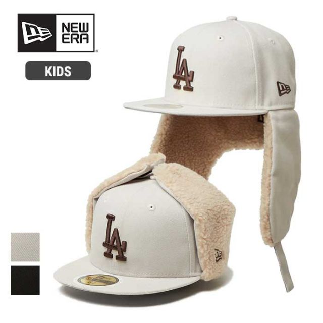 ニューエラ キッズ キャップ NEWERA YTH 5950 Kid's 59FIFTY Dog Ear ドッグイヤー ニューヨーク ヤンキース ブラック ロサンゼルス ドジャース ストーン 大谷翔平 (241030)