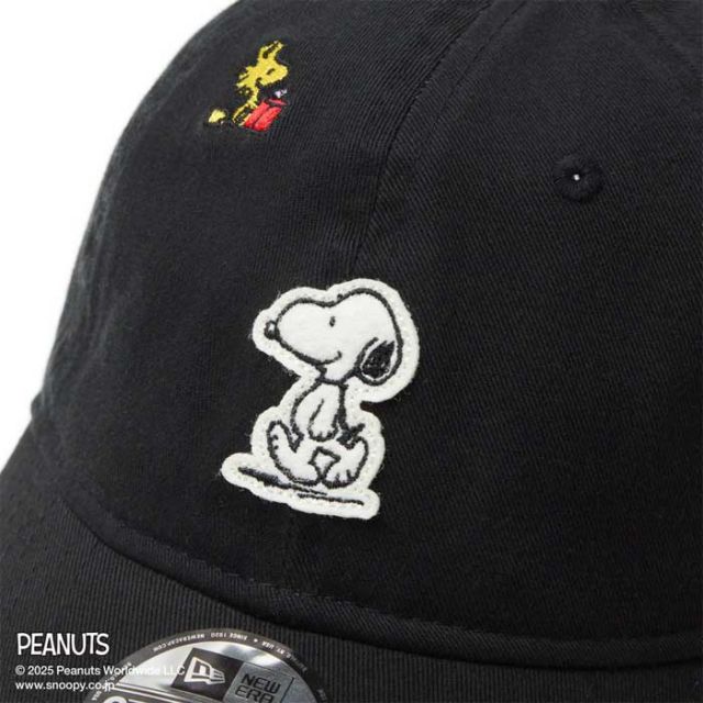 ニューエラ キャップ キッズ NEWERA YTH920 PEANUTS SNOOPY ピーナッツ スヌーピー ウッドストック フェルトパッチ 帽子 子供服 ジュニア (250130)