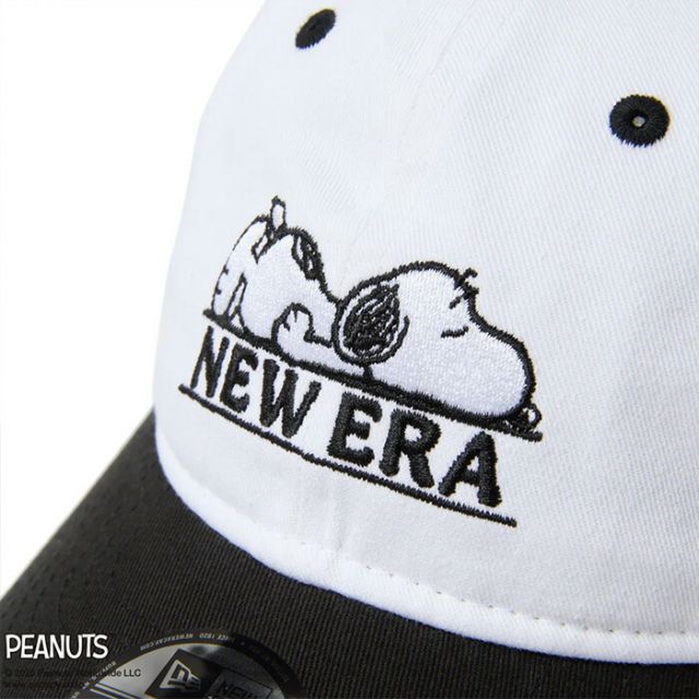YTH 920 PEANUTS NEWERA キッズ Youth 9TWENTY PEANUTS ニューエラ スヌーピー キャップ キッズ ピーナッツ 帽子 子供用 ブラック 9TWENTY PEANUTS クロスストラップ (250411)