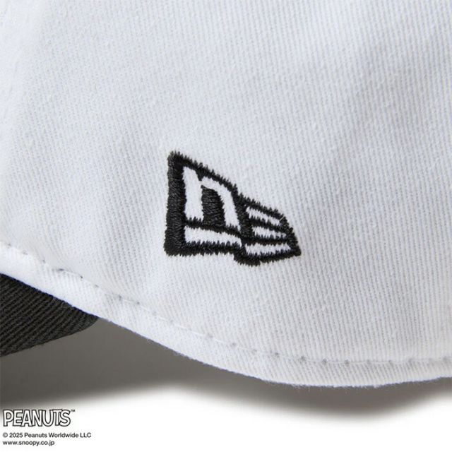 YTH 920 PEANUTS NEWERA キッズ Youth 9TWENTY PEANUTS ニューエラ スヌーピー キャップ キッズ ピーナッツ 帽子 子供用 ブラック 9TWENTY PEANUTS クロスストラップ (250411)