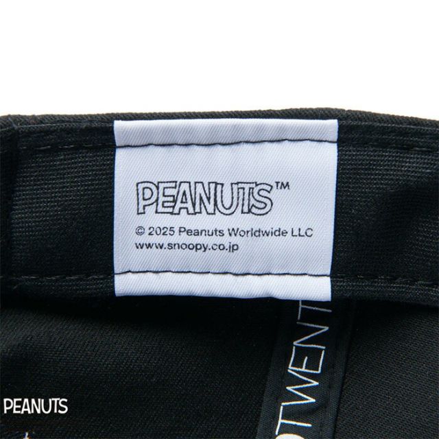 YTH 920 PEANUTS ICECREAM キッズ Youth 9TWENTY PEANUTS アイスクリーム ニューエラ スヌーピー キャップ キッズ ピーナッツ 帽子 ブラック 子供用 ユースサイズ 9TWENTY PEANUTS (250411)