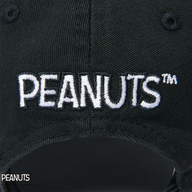 YTH 920 PEANUTS ICECREAM キッズ Youth 9TWENTY PEANUTS アイスクリーム ニューエラ スヌーピー キャップ キッズ ピーナッツ 帽子 ブラック 子供用 ユースサイズ 9TWENTY PEANUTS (250411)