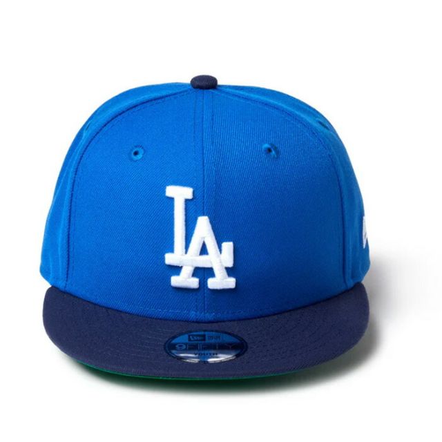 YTH950 GORO ニューエラ キッズ Youth 9FIFTY Powered by GORO NAKATSUGAWA（min-nano）キッズ キャップ スナップバック 9FIFTY ミンナノ コラボ ロサンゼルスドジャース 野球帽 ユースサイズ 中津川吾郎 MINNAN0 (250411)