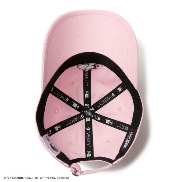 YTH 920 KITTY NECAP キッズ Youth 9TWENTY HELLO KITTY キャップ ニューエラ ハローキティ キャップ コラボ 9TWENTY キッズ ユースサイズ クロスストラップ ブラック 女の子 男の子 帽子 子供用  (250411)