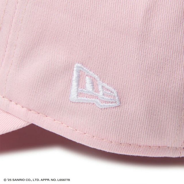 YTH 920 KITTY NECAP キッズ Youth 9TWENTY HELLO KITTY キャップ ニューエラ ハローキティ キャップ コラボ 9TWENTY キッズ ユースサイズ クロスストラップ ブラック 女の子 男の子 帽子 子供用  (250411)