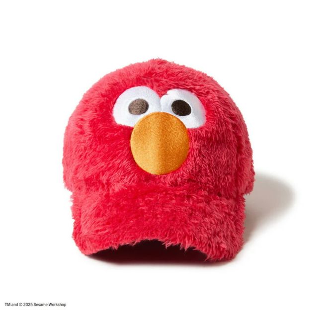 ニューエラ NEWERA YTH 920 SESAME FACE ELMO Youth 9TWENTY SESAME STREET セサミストリート Elmo エルモ 14682468 スカーレット レッド キャップ 子供用 ベルクロストラップ ユースサイズ 6〜15歳対応 カーブドバイザー (250904)