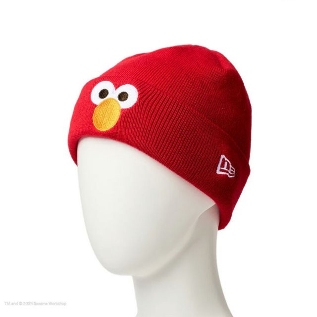 ニューエラ NEWERA KIDS BC KNIT SESAME FACE キッズ Kid’s ベーシック カフニット SESAME STREET セサミストリート Cookie Monster クッキーモンスター 14682536 ブルー ニット帽 ビーニー ユース 6〜15歳対応  メール便 (250904)