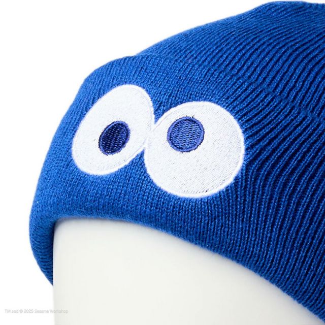 ニューエラ NEWERA KIDS BC KNIT SESAME FACE キッズ Kid’s ベーシック カフニット SESAME STREET セサミストリート Cookie Monster クッキーモンスター 14682536 ブルー ニット帽 ビーニー ユース 6〜15歳対応  メール便 (250904)