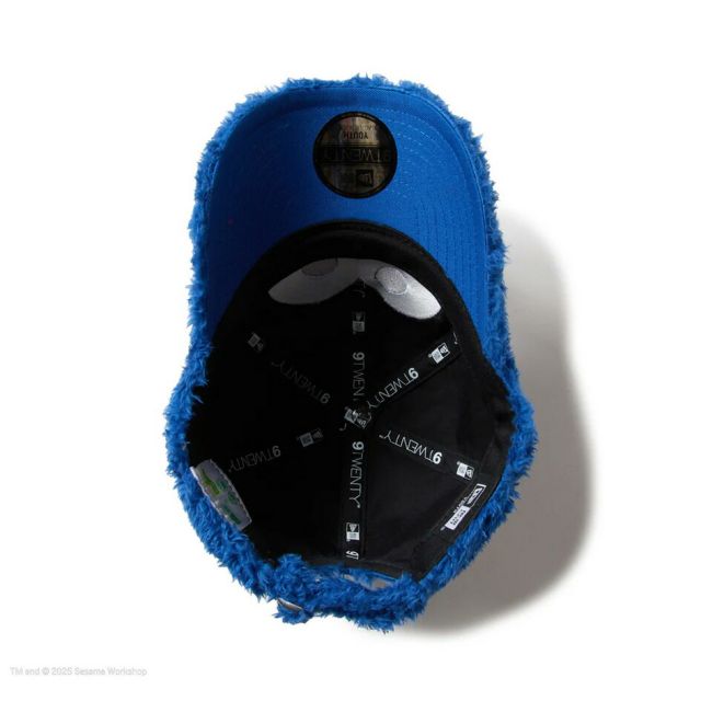 ニューエラ NEWERA YTH 920 SESAME FACE COOKIE ッズ Youth 9TWENTY SESAME STREET セサミストリート Cookie Monster クッキーモンスター 14682469 キャップ 子供用 ベルクロストラップ ユース6〜15歳対応 カーブドバイザー (250904)