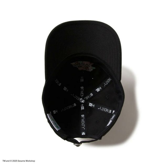 ニューエラ NEWERA YTH 920 SESAME NELG キッズ Youth 9TWENTY SESAME STREET セサミストリート NEW ERA ロゴキャップ 14682467 ブラック／14682466 ストーン コットン素材 カーブドバイザー ユースサイズ 6〜15歳対応 (250904)
