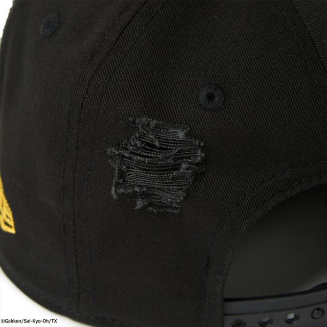 ニューエラ NEWERA YTH950 SAI-KYO-OH LOCK ON キッズ Youth 9FIFTY 最強王図鑑 LOCK ON ライオン ティラノサウルス ブラック コラボキャップ ユースサイズ 6〜15歳対応 スナップバック フラットバイザー 調整可能 子供用帽子 (251011)