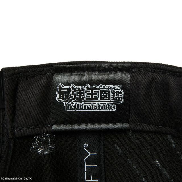 ニューエラ NEWERA YTH950 SAI-KYO-OH LOCK ON キッズ Youth 9FIFTY 最強王図鑑 LOCK ON ライオン ティラノサウルス ブラック コラボキャップ ユースサイズ 6〜15歳対応 スナップバック フラットバイザー 調整可能 子供用帽子 (251011)