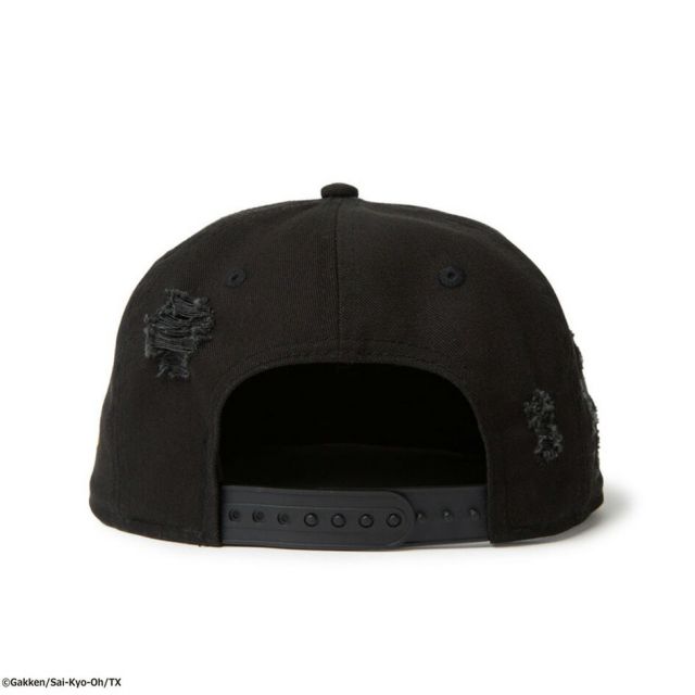 ニューエラ NEWERA YTH950 SAI-KYO-OH LOCK ON キッズ Youth 9FIFTY 最強王図鑑 LOCK ON ライオン ティラノサウルス ブラック コラボキャップ ユースサイズ 6〜15歳対応 スナップバック フラットバイザー 調整可能 子供用帽子 (251011)