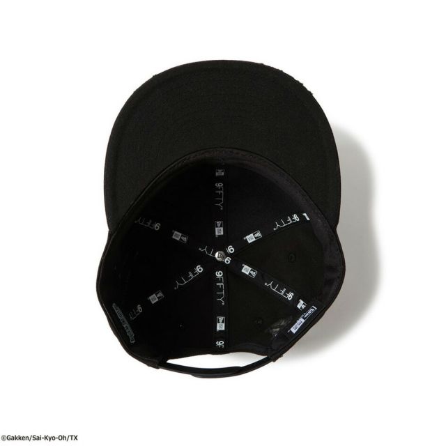 ニューエラ NEWERA YTH950 SAI-KYO-OH LOCK ON キッズ Youth 9FIFTY 最強王図鑑 LOCK ON ライオン ティラノサウルス ブラック コラボキャップ ユースサイズ 6〜15歳対応 スナップバック フラットバイザー 調整可能 子供用帽子 (251011)