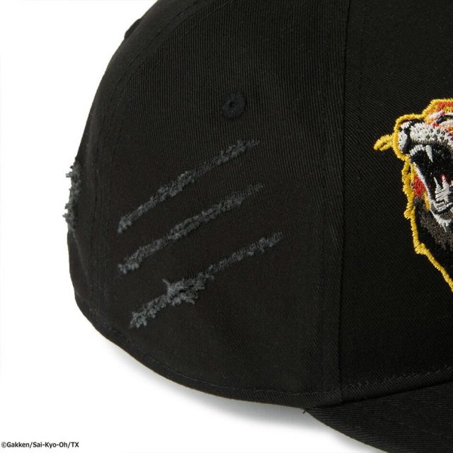 ニューエラ NEWERA YTH950 SAI-KYO-OH LOCK ON キッズ Youth 9FIFTY 最強王図鑑 LOCK ON ライオン ティラノサウルス ブラック コラボキャップ ユースサイズ 6〜15歳対応 スナップバック フラットバイザー 調整可能 子供用帽子 (251011)