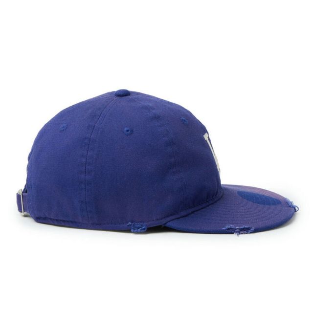 ニューエラ キッズ キャップ ミンナノ Youth 9TWENTY GORO min-nano ダメージ パッカブルバイザー 14880341 14880342 ヤンキース ドジャース 子供 帽子 サイズ調整 NEW ERA 正規品 YTH 920 GORO DAMAGE  (260316)