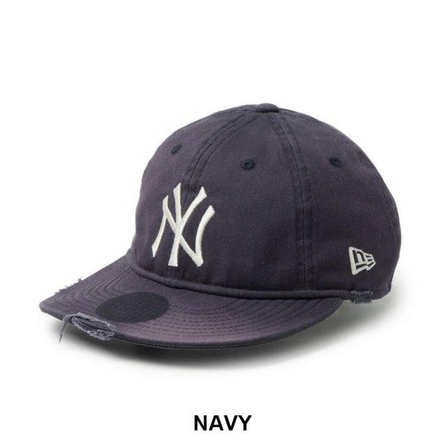 ニューエラ キッズ キャップ ミンナノ Youth 9TWENTY GORO min-nano ダメージ パッカブルバイザー 14880341 14880342 ヤンキース ドジャース 子供 帽子 サイズ調整 NEW ERA 正規品 YTH 920 GORO DAMAGE  (260316)