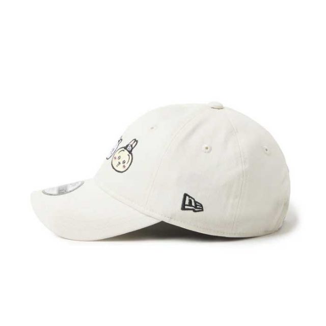 ニューエラ キッズ キャップ ちいかわ Youth 9TWENTY NEW ERA 14864477 アイボリー 帽子 子供用 6歳〜15歳 サイズ調整 クロスストラップ カーブドバイザー ハチワレ うさぎ キャラクター コラボ キッズ帽子