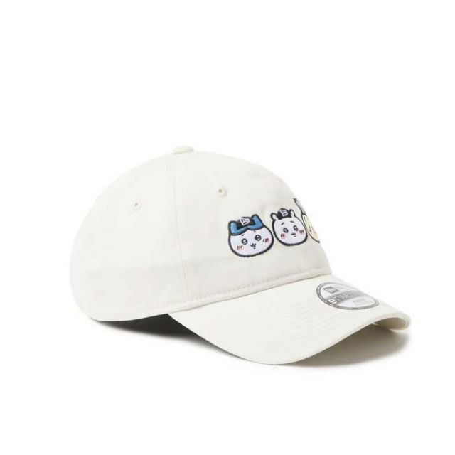 ニューエラ キッズ キャップ ちいかわ Youth 9TWENTY NEW ERA 14864477 アイボリー 帽子 子供用 6歳〜15歳 サイズ調整 クロスストラップ カーブドバイザー ハチワレ うさぎ キャラクター コラボ キッズ帽子