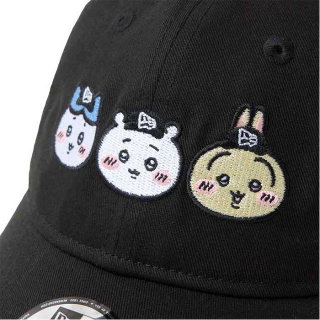 ニューエラ キッズ キャップ ちいかわ Youth 9TWENTY NEW ERA 14864477 アイボリー 帽子 子供用 6歳〜15歳 サイズ調整 クロスストラップ カーブドバイザー ハチワレ うさぎ キャラクター コラボ キッズ帽子