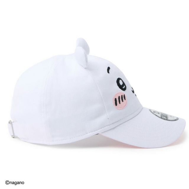 ニューエラ キッズ キャップ ちいかわ NEW ERA Child 9TWENTY ハチワレ 14864499 ホワイト ラディアントブルー 帽子 子供用 2歳〜6歳 クロスストラップ サイズ調整 カーブドバイザー コットン キャップ