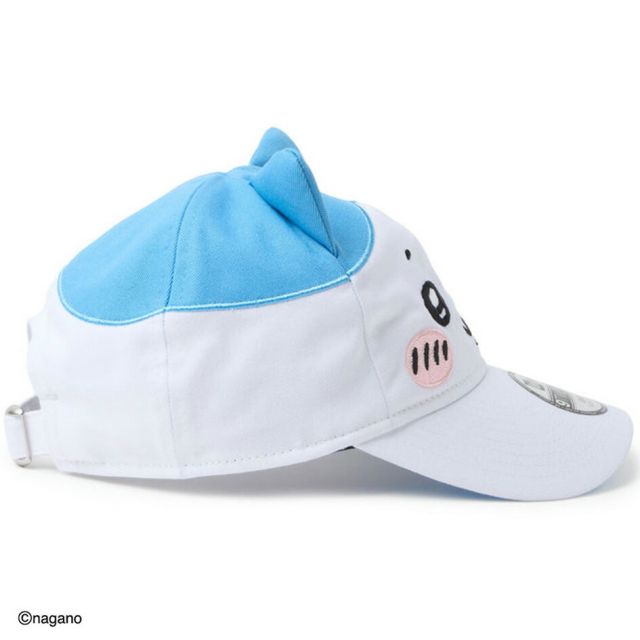 ニューエラ キッズ キャップ ちいかわ NEW ERA Child 9TWENTY ハチワレ 14864499 ホワイト ラディアントブルー 帽子 子供用 2歳〜6歳 クロスストラップ サイズ調整 カーブドバイザー コットン キャップ