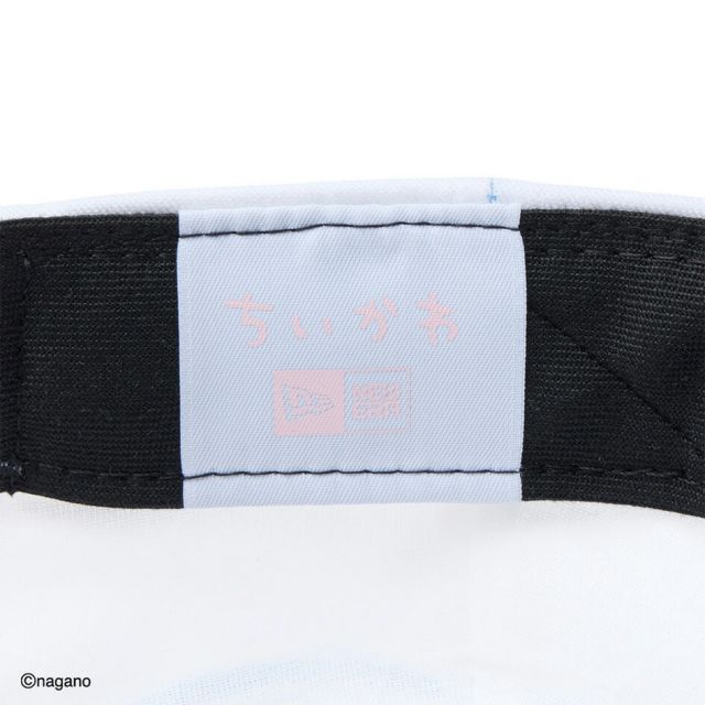 ニューエラ キッズ キャップ ちいかわ NEW ERA Child 9TWENTY ハチワレ 14864499 ホワイト ラディアントブルー 帽子 子供用 2歳〜6歳 クロスストラップ サイズ調整 カーブドバイザー コットン キャップ